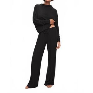 NEW EBERJEY cozy time pant in black